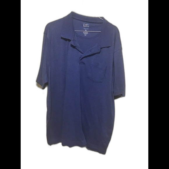 Croft & Barrow Extra Soft XXL Blue Polo Shirt - Picture 1 of 3